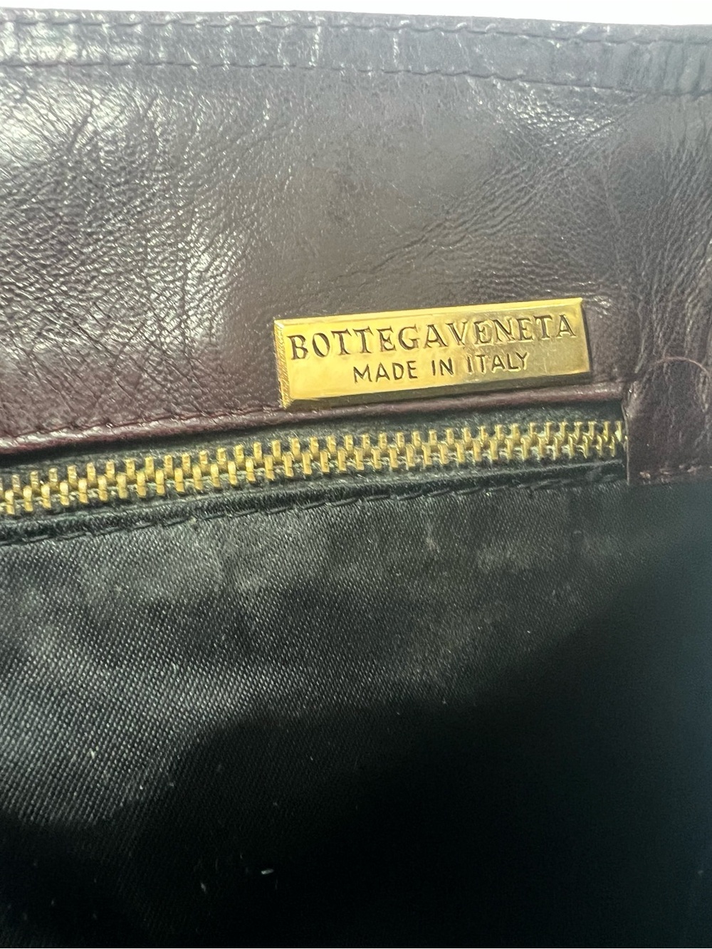 BOTTEGA VENETA VINTAGE Oxblood Red Smooth Leather Double Strap Shoulder Bag Hobo - Picture 17 of 17